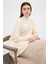Ekru Balıkçı Yaka Triko Tunik 5315 9