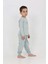 Erkek Çocuk Kaplumbağa Baskılı Pijama Takım 2