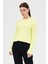 Sarı Bisiklet Yaka Uzun Kol Kadın Kazak 2412 3