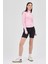 Şeker Pembe Fermuarlı Fit Kalıp Spor Sweat 3196 9