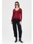 Bordo V Yaka Uzun Kol Body 1452 4