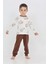 Erkek Çocuk Fil Pano Baskılı Pijama Takım 2
