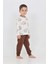 Erkek Çocuk Fil Pano Baskılı Pijama Takım 4