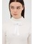 Ekru Bronşlu Uzun Kol Bluz 8197A 7