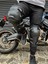 Motosiklet Lüx Dizlik Mafsallı Koruma Carbon Desenli Rahat Kullanım Motorcu Diz Koruyucu 4
