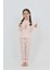 Kız Çocuk Tavşan Baskılı Pijama Takım 4