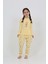 Kız Çocuk Tavşan Baskılı Pijama Takım 3