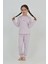 Kız Çocuk Kelebek Baskılı Pijama Takım 4