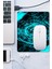Sonictouch Fütüristik Yeşil Gaming Oyuncu Masaüstü Dikişsiz Mouse Pad Altlığı 17X21CM 3