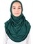 Pratik Hazır Geçmeli Çocuk Şal Koyu Yeşil 1