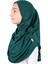 Pratik Hazır Geçmeli Çocuk Şal Koyu Yeşil 3