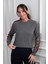 Kadın Kolu Şerit Dekolteli Triko Bluz 1