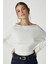 Kadın Grace Asimetrik Omuz Detay Ekru Bluz 2