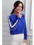 Kadın Kolu Şerit Dekolteli Triko Bluz 1