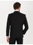 Erkek Slim Fit Ceket-Siyah 5