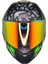 Motosiklet Kask Ece 22.R06 Güneş Vizörlü Full Face Motor Kaskı Skull Yeni 1