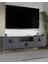 1318DROPCT-32 Tv Sehpası Antrasit-Gümüş 1