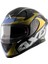 Apex Charmotech Full Face Kapalı Kask Blue Gold 1