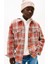 Erkek Çocuk Regular Fit Düşük Omuz Ekoseli Gömlek Ceket - Çok Renkli 1