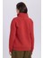 Kadın Relax Fit Rahat Kesim Pamuklu Içi Polarlı Yarım Fermuarlı Kırmızı Dik Yaka Sweatshirt 7