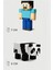 Minecraft Steve ve Panda Set Hareketli Eklemli Figür 1