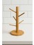 Bambu 6’lı Bardak Askılığı – Doğal ve Şık Bambu Bardak Standı (15x35 cm) 6