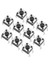 4 Pinli Push Buton Siyah (6X6X5MM) - 5 Adet 2