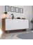 Mete Konsol Sepet-Beyaz 180 cm Yemek Odası, Ofis Salon Ünite 2