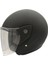 Motosiklet ve Bisiklet Yarım Açık Kask Motor Kaskı Mat Siyah 2