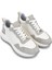 Kadın Suni Deri Beyaz/gri/lame Sneakers & Spor Ayakkabı 1009 2220 Bn Ayk SK25-26 Byz/grı Suet/lame 2