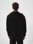 Erkek Siyah Pamuk Dokulu Regular Fit Sweatmont 4
