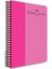 Faber Castell Pp Kpk Bicolor Spiralli Defter 80 Yp Kareli 5075 000128-PEMBE 1
