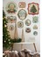 Vintage Noel Temalı Duvar Sticker Seti | 11 Parça Retro Christmas Dekor Seti | Dekoratif Sticker 4