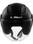 Airflow 2 Siyah Açık Motosiklet Kaskı 2