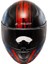 Rapıd 2 Zombie Kapalı Motosiklet Kaskı Siyah Kırmızı 3