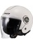 Classy Açık Motosiklet Kaskı Beyaz 1