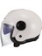 Classy Açık Motosiklet Kaskı Beyaz 2