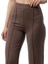 Kadın Pike Modal Kumaş Pantolon Kahverengi 3