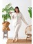 Uzun Kol Gömlek Yaka Kadın Pinterest Pijama Takımı - Kadın Pijama- Geniş Beden Aralığı 3