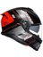K7 Mplk Kyber Matt Black Red Kapalı Motosiklet Kask 4