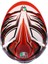 Kapalı Motosiklet Kaskı K6 S Mplk Reeval Wht Red Grey 4