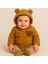 Unisex Mont Bebek Welsoft Ayı Kulaklı Fermuarlı 2
