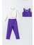 Kız Çocuk 3'lü Spor Crop Takım 1