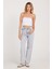Kadın Regular Fit Klasik Kesim Pamuklu Bol Paça açık Mavi Jean Pantolon 2