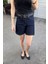 Regular Premium Denim Şort- Koyu Lacivert 13
