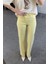 Orijinal Boru Paça Pantolon- Sarı 6