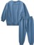 Basıc Sweatshırt Takım 3-8 Yaş İndigo Mavi 5