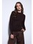 Kahve Basic Kadın Triko Kazak 7