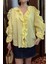 Vual Bağlamalı Orj Gömlek- Sarı 6