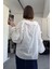 Vual Bağlamalı Orj Gömlek- Beyaz 7